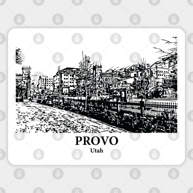 Provo - Utah Magnet by Lakeric